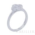 Van Cleef & Arpels ヴァン クリーフ&アーペル スウィート アルハンブラ リング ホワイトゴールド ダイヤモンド VCARO85800 9号 8