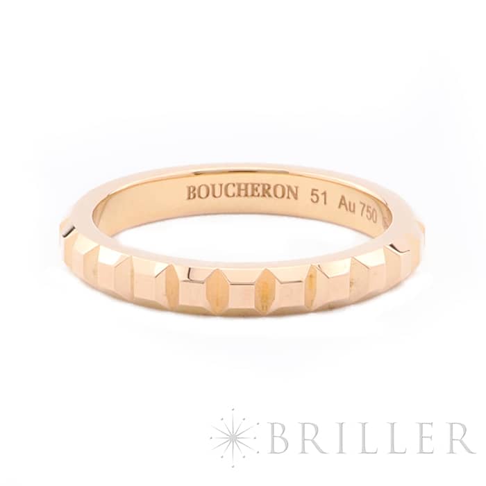 BOUCHERON リング スモール 18Kピンクゴールド 8号 BOUCHERON（ブシュロン） キャトル クルドパリリング スモール 750PG