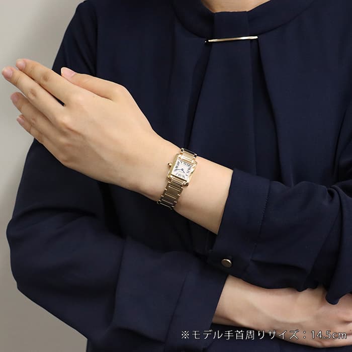 CARTIER カルティエ タンク フランセーズ SM W50002N2  イエローゴールド 29