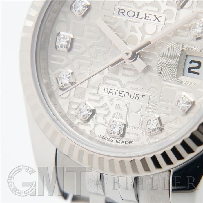 ROLEX ロレックス デイトジャスト 179174G シルバー コンピューター ジュビリーブレスレット 10