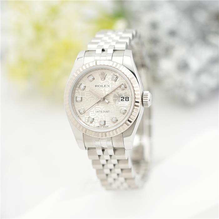 ROLEX ロレックス デイトジャスト 179174G シルバー コンピューター ジュビリーブレスレット 2