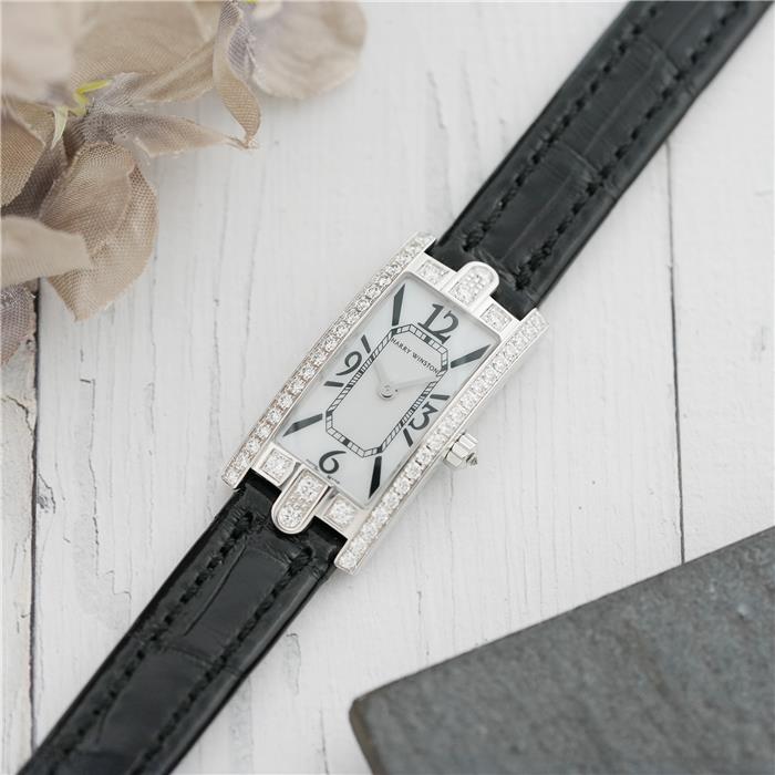 HARRY WINSTON ハリー・ウィンストン アベニューC ミニ ホワイトゴールド AVCQHM16WW024 2