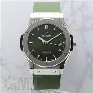 HUBLOT ウブロ クラシック フュージョン チタニウム グリーン 511.NX.8970.RX