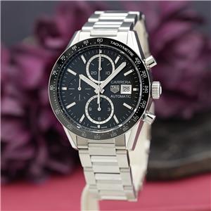 TAG HEUER タグ・ホイヤー カレラ クロノグラフ ブラック CV201AJ.BA0715