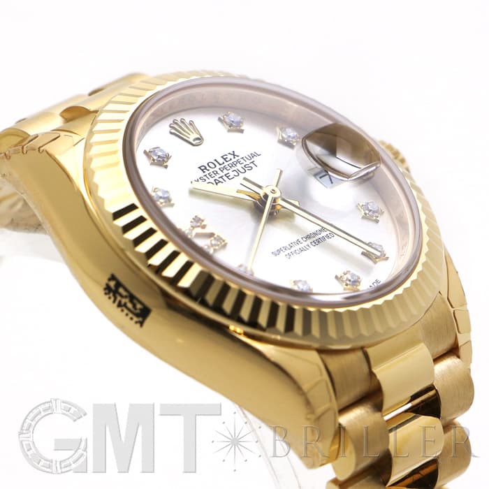 ROLEX ロレックス デイトジャスト 279178G シルバー スターIXダイヤ 18