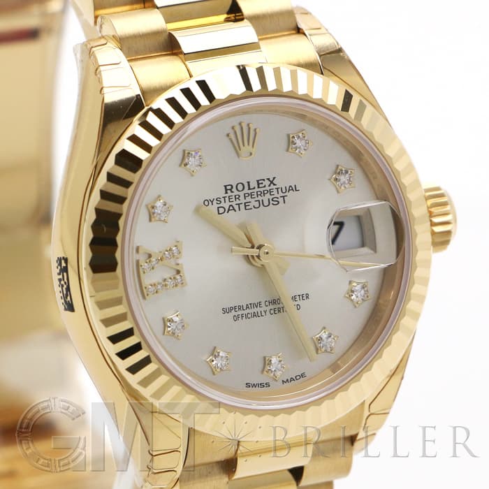 ROLEX ロレックス デイトジャスト 279178G シルバー スターIXダイヤ 4