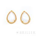 BOUCHERON　ブシュロン セルパンボエム スタッズイヤリング スモール イエローゴールド マザーオブパール JCO01285 メイン