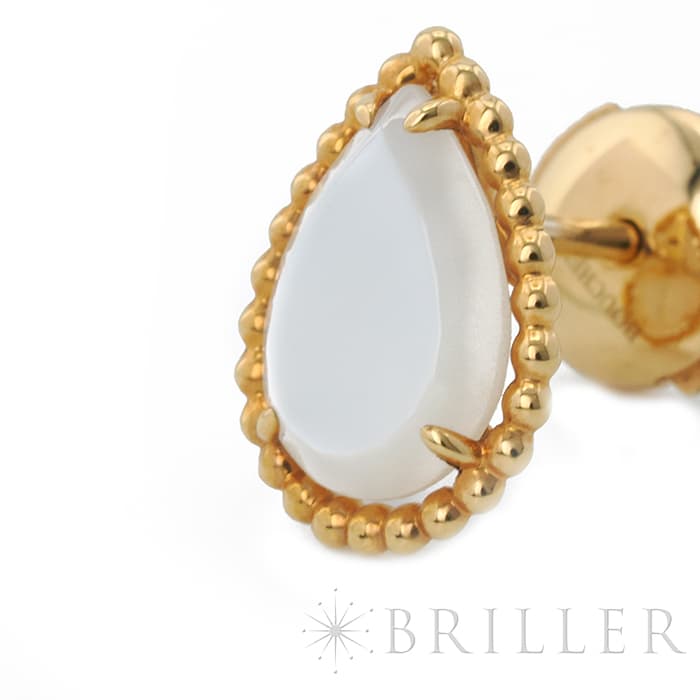BOUCHERON　ブシュロン セルパンボエム スタッズイヤリング スモール イエローゴールド マザーオブパール JCO01285 5
