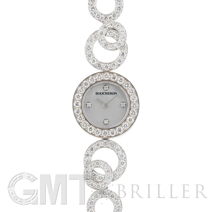 BOUCHERON　ブシュロン アバ デコ WA008503 ホワイトシェル 18mm ホワイトゴールド ブレス メイン