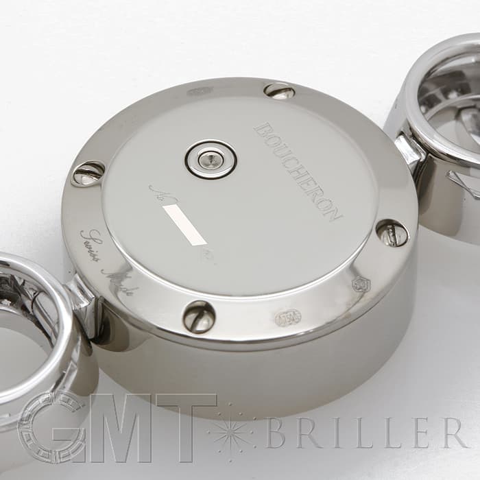 BOUCHERON　ブシュロン アバ デコ WA008503 ホワイトシェル 18mm ホワイトゴールド ブレス 21