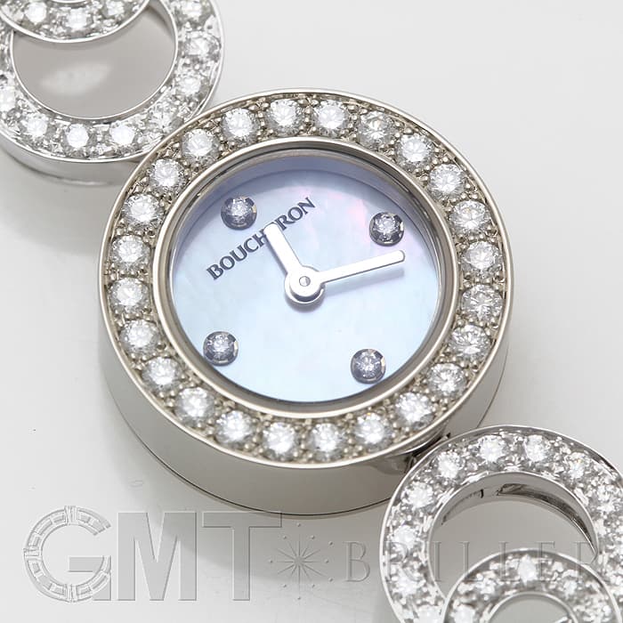 BOUCHERON　ブシュロン アバ デコ WA008503 ホワイトシェル 18mm ホワイトゴールド ブレス 7