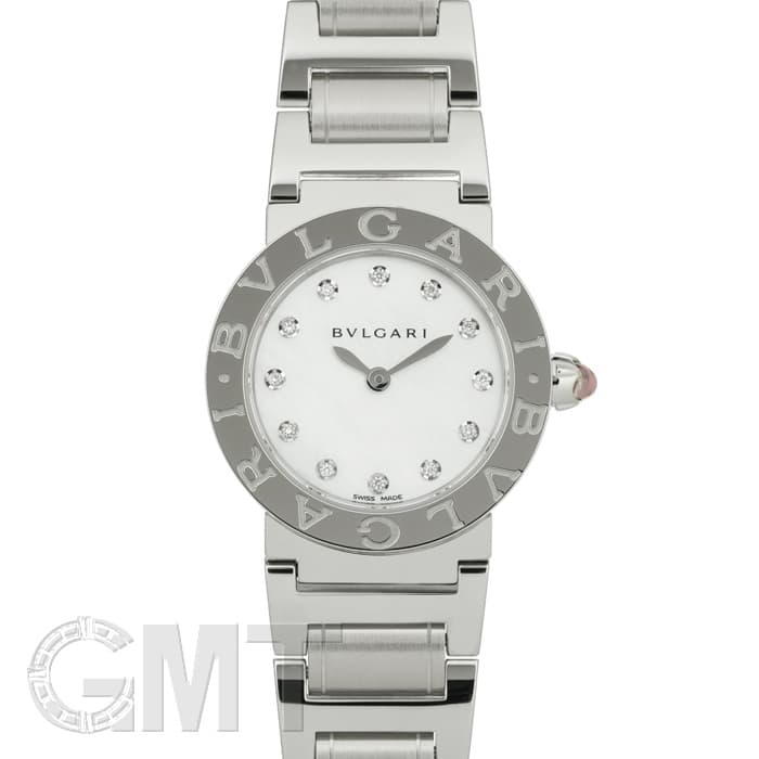 BVLGARI ブルガリ ブルガリ・ブルガリ BBL26WSS/12 12Pダイヤ ホワイト MOP メイン