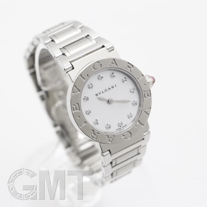 BVLGARI ブルガリ ブルガリ・ブルガリ BBL26WSS/12 12Pダイヤ ホワイト MOP 9