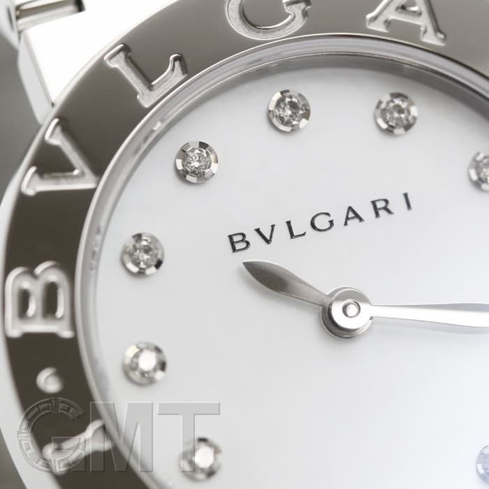 BVLGARI ブルガリ ブルガリ・ブルガリ BBL26WSS/12 12Pダイヤ ホワイト MOP 11