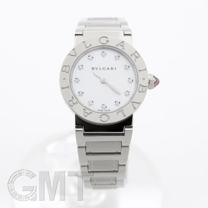 BVLGARI ブルガリ ブルガリ・ブルガリ BBL26WSS/12 12Pダイヤ ホワイト MOP 12