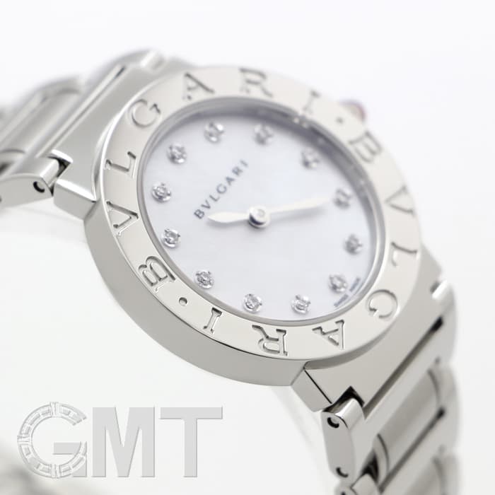 BVLGARI ブルガリ ブルガリ・ブルガリ BBL26WSS/12 12Pダイヤ ホワイト MOP 14