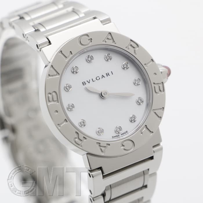 BVLGARI ブルガリ ブルガリ・ブルガリ BBL26WSS/12 12Pダイヤ ホワイト MOP 4