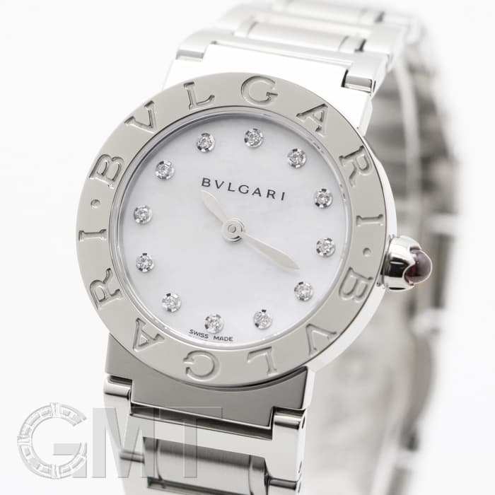 BVLGARI ブルガリ ブルガリ・ブルガリ BBL26WSS/12 12Pダイヤ ホワイト MOP 5