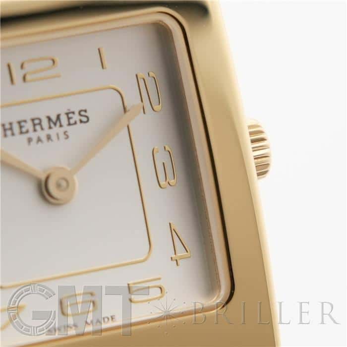 HERMES エルメス Hウォッチ HH1.201.229 ホワイト エトゥープ 10