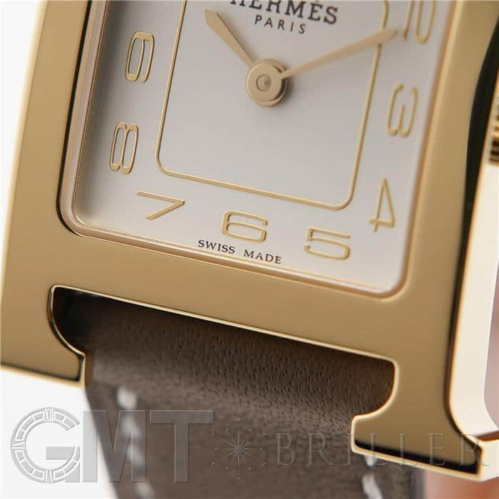 HERMES エルメス Hウォッチ HH1.201.229 ホワイト エトゥープ 11