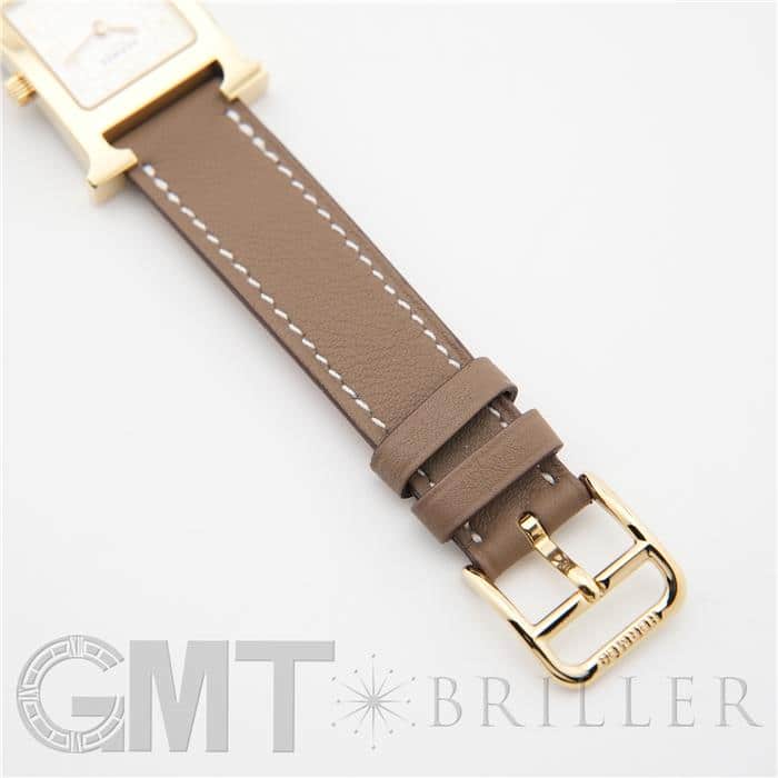 HERMES エルメス Hウォッチ HH1.201.229 ホワイト エトゥープ 13
