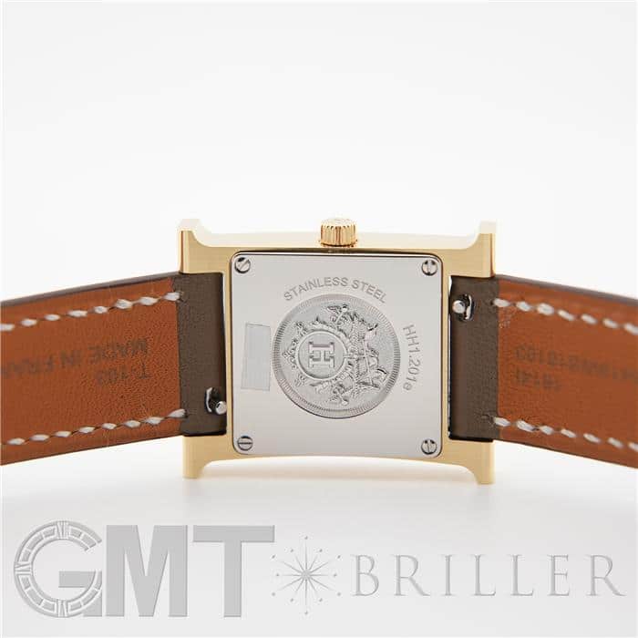 HERMES エルメス Hウォッチ HH1.201.229 ホワイト エトゥープ 5