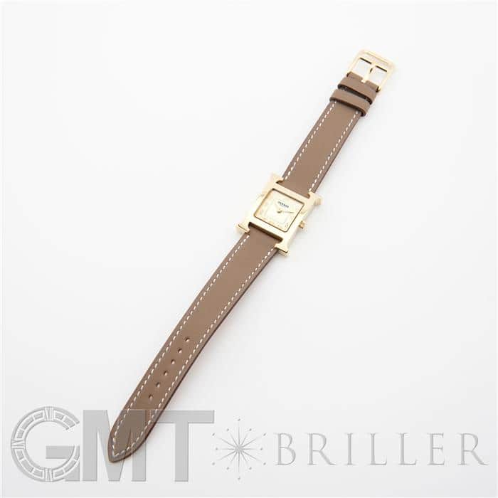 HERMES エルメス Hウォッチ HH1.201.229 ホワイト エトゥープ 6