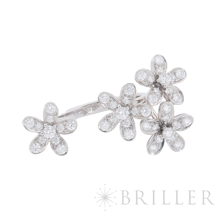 Van Cleef & Arpels ヴァン クリーフ&アーペル ソクラテス アントレ レ ドア リング ホワイトゴールド ダイヤモンド 9号 VCARB14500 メイン