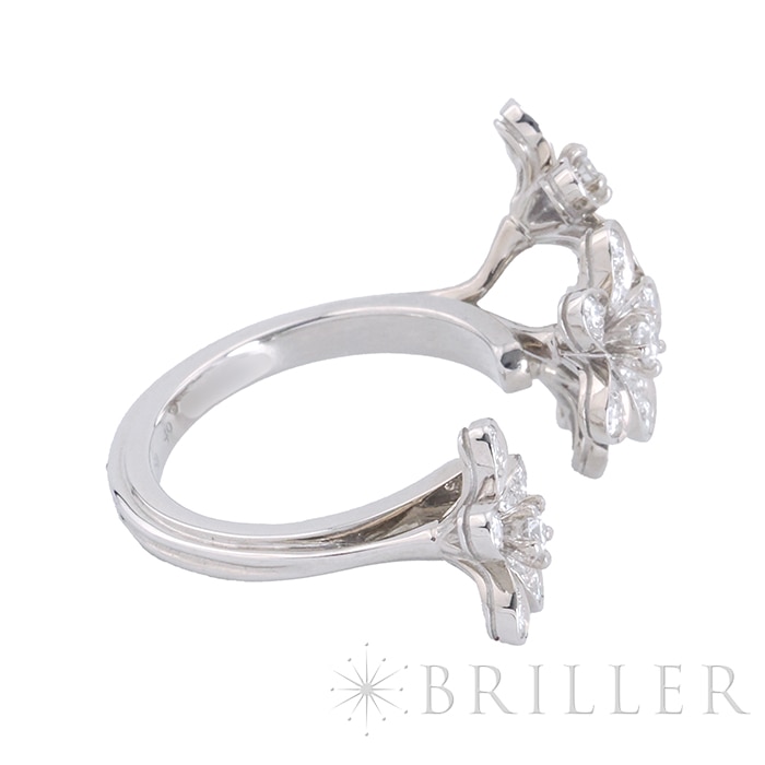 Van Cleef & Arpels ヴァン クリーフ&アーペル ソクラテス アントレ レ ドア リング ホワイトゴールド ダイヤモンド 9号 VCARB14500 11