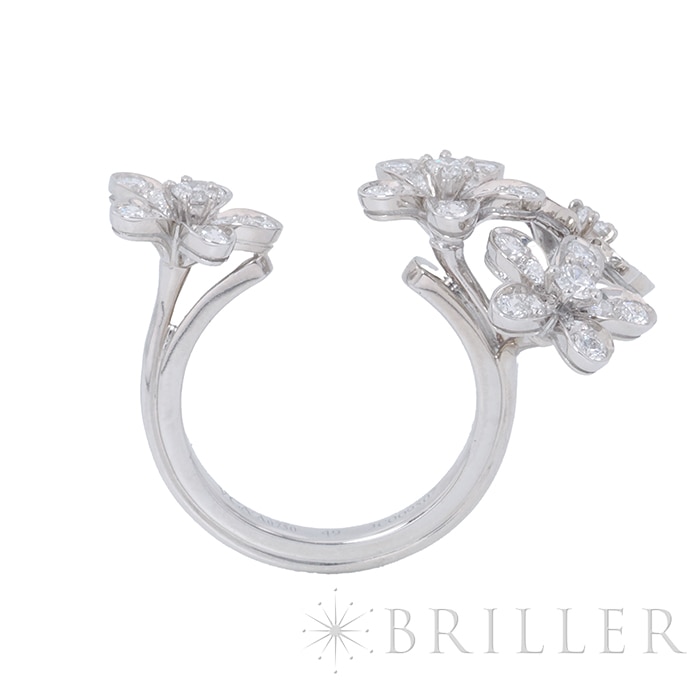 Van Cleef & Arpels ヴァン クリーフ&アーペル ソクラテス アントレ レ ドア リング ホワイトゴールド ダイヤモンド 9号 VCARB14500 3