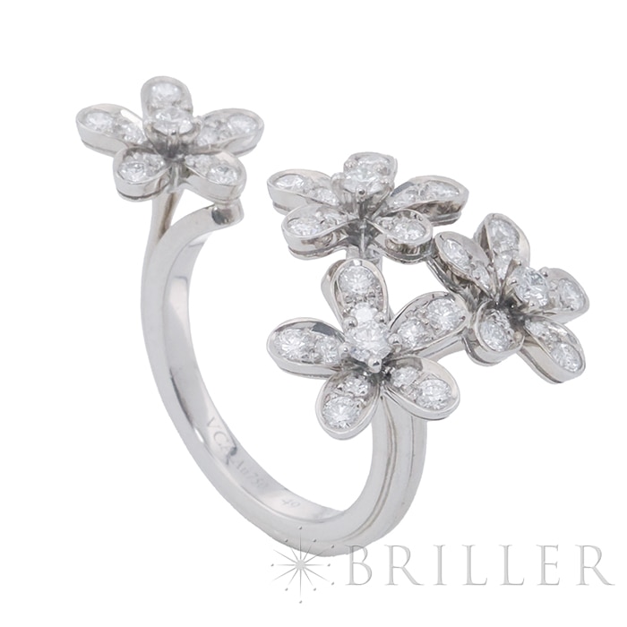 Van Cleef & Arpels ヴァン クリーフ&アーペル ソクラテス アントレ レ ドア リング ホワイトゴールド ダイヤモンド 9号 VCARB14500 4
