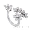 Van Cleef & Arpels ヴァン クリーフ&アーペル ソクラテス アントレ レ ドア リング ホワイトゴールド ダイヤモンド 9号 VCARB14500 4