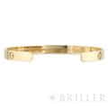 CARTIER カルティエ ラブ ブレスレット オープン バングル イエローゴールド 19号 11