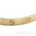 CARTIER カルティエ ラブ ブレスレット オープン バングル イエローゴールド 19号 5