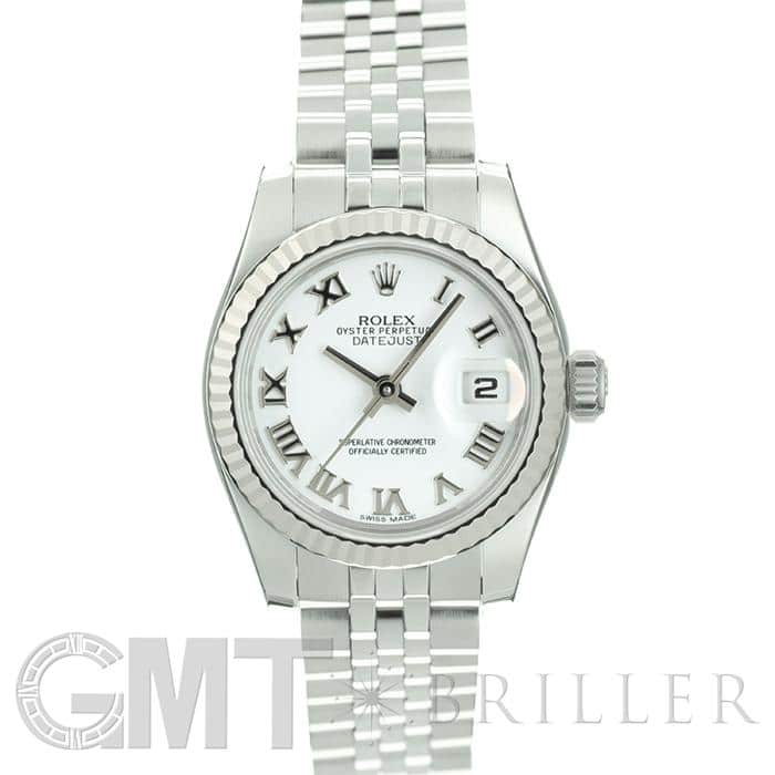 ROLEX ロレックス デイトジャスト 179174 ホワイト ローマ メイン