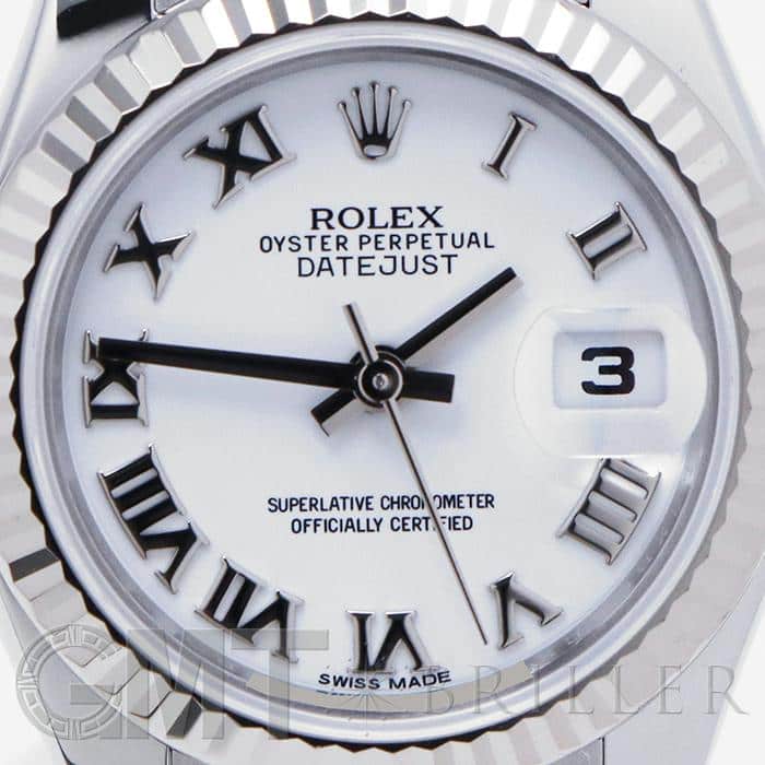 ROLEX ロレックス デイトジャスト 179174 ホワイト ローマ 9