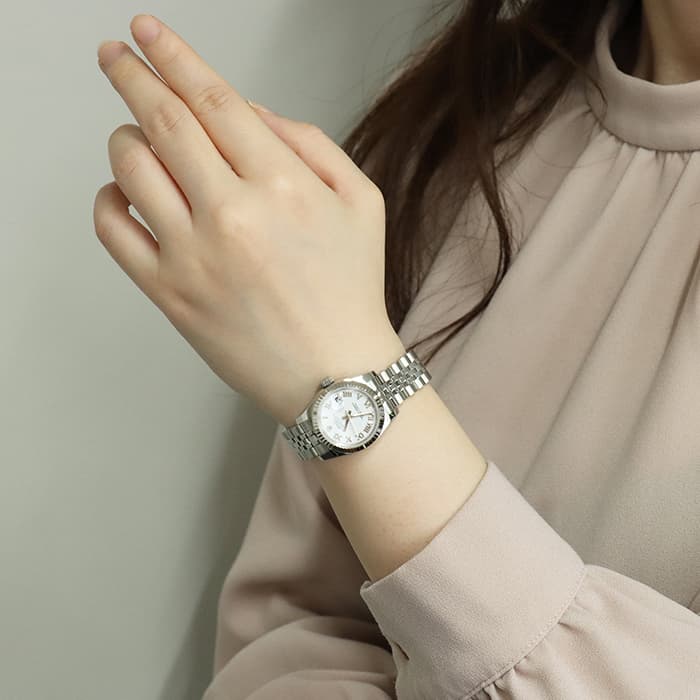 ROLEX ロレックス デイトジャスト 179174 ホワイト ローマ 29