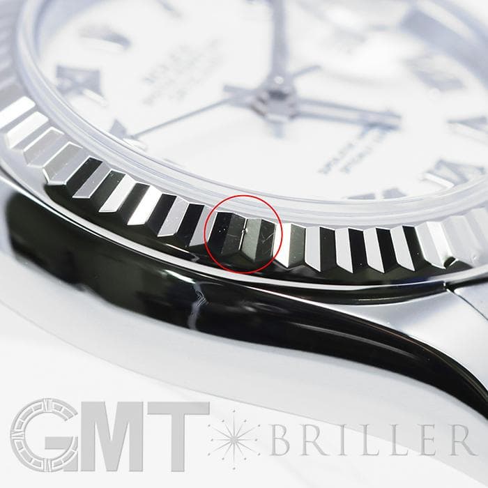 ROLEX ロレックス デイトジャスト 179174 ホワイト ローマ 5