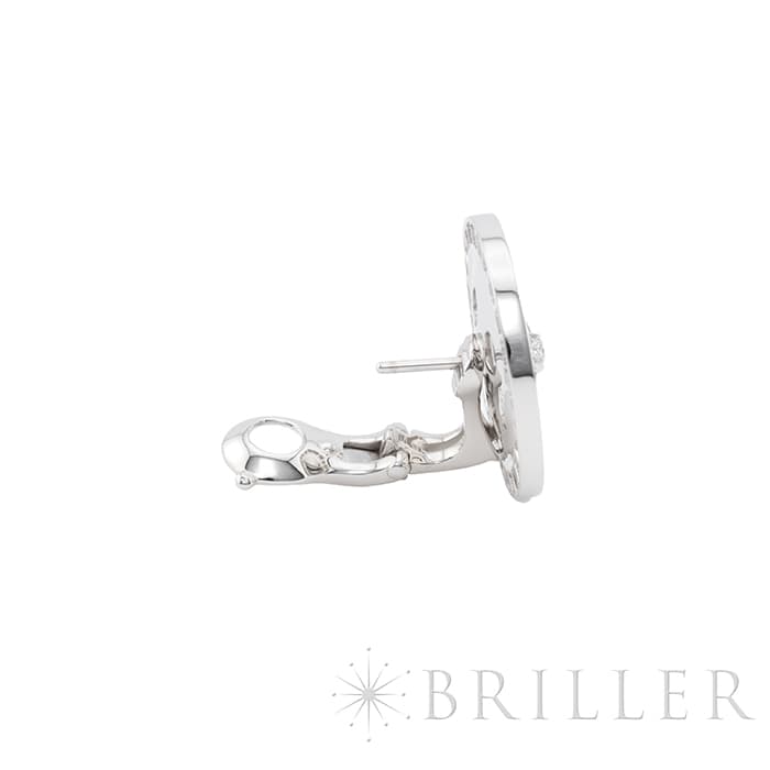 Van Cleef & Arpels ヴァン クリーフ&アーペル ブトニエール ピアス ホワイトゴールド ダイヤモンド 9