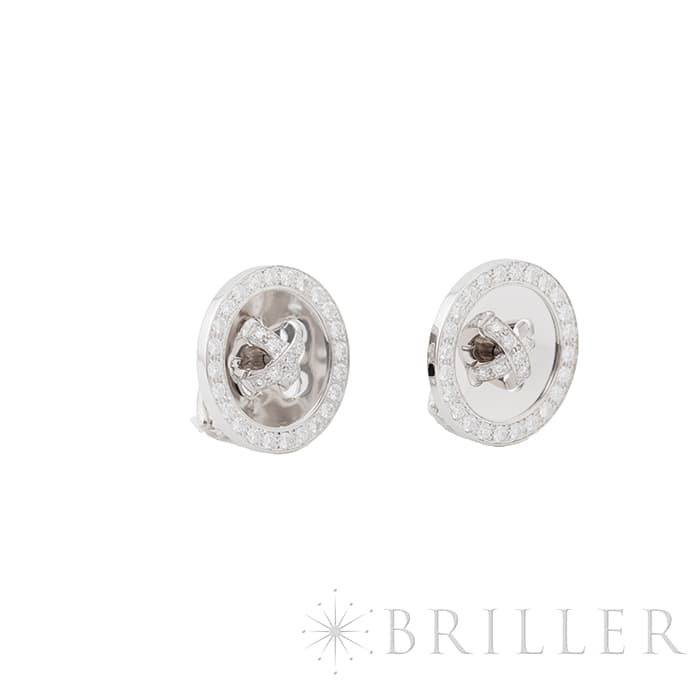 Van Cleef & Arpels ヴァン クリーフ&アーペル ブトニエール ピアス ホワイトゴールド ダイヤモンド 10