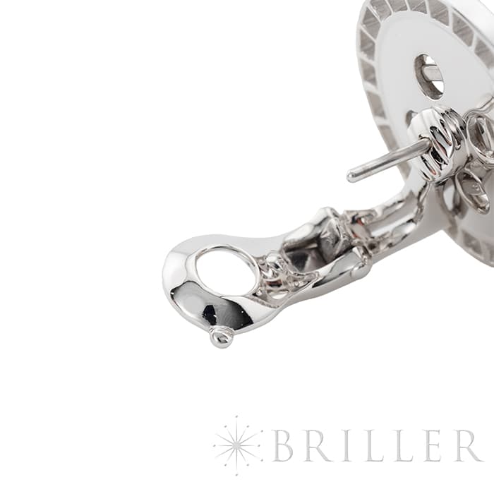Van Cleef & Arpels ヴァン クリーフ&アーペル ブトニエール ピアス ホワイトゴールド ダイヤモンド 11