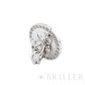Van Cleef & Arpels ヴァン クリーフ&アーペル ブトニエール ピアス ホワイトゴールド ダイヤモンド 12