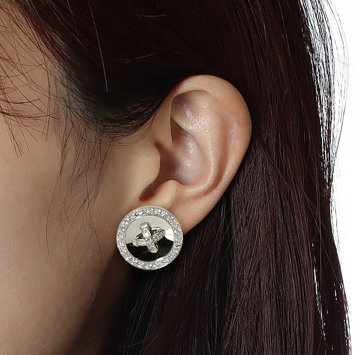 Van Cleef & Arpels ヴァン クリーフ&アーペル ブトニエール ピアス ホワイトゴールド ダイヤモンド 13