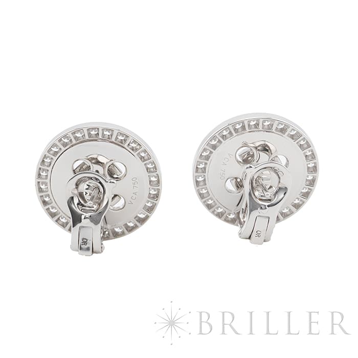 Van Cleef & Arpels ヴァン クリーフ&アーペル ブトニエール ピアス ホワイトゴールド ダイヤモンド 1