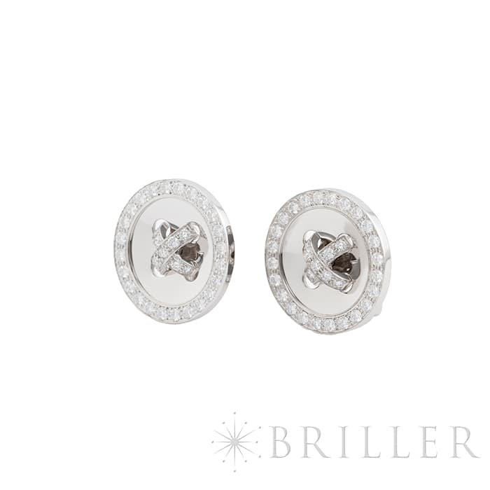 Van Cleef & Arpels ヴァン クリーフ&アーペル ブトニエール ピアス ホワイトゴールド ダイヤモンド 3