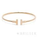 TIFFANY & Co. ティファニー ティファニーT ワイヤー ブレスレット ローズゴールド MD 33419759 メイン
