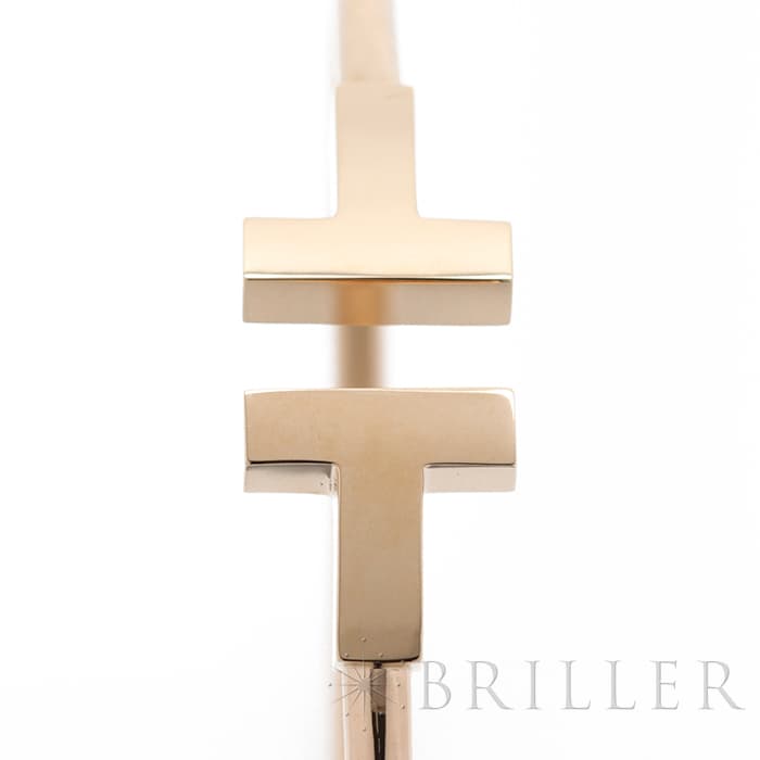 TIFFANY & Co. ティファニー ティファニーT ワイヤー ブレスレット ローズゴールド MD 33419759 9