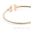 TIFFANY & Co. ティファニー ティファニーT ワイヤー ブレスレット ローズゴールド MD 33419759 12