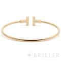 TIFFANY & Co. ティファニー ティファニーT ワイヤー ブレスレット ローズゴールド MD 33419759 1