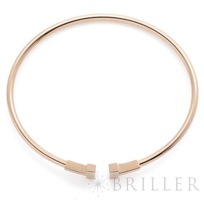 TIFFANY & Co. ティファニー ティファニーT ワイヤー ブレスレット ローズゴールド MD 33419759 8